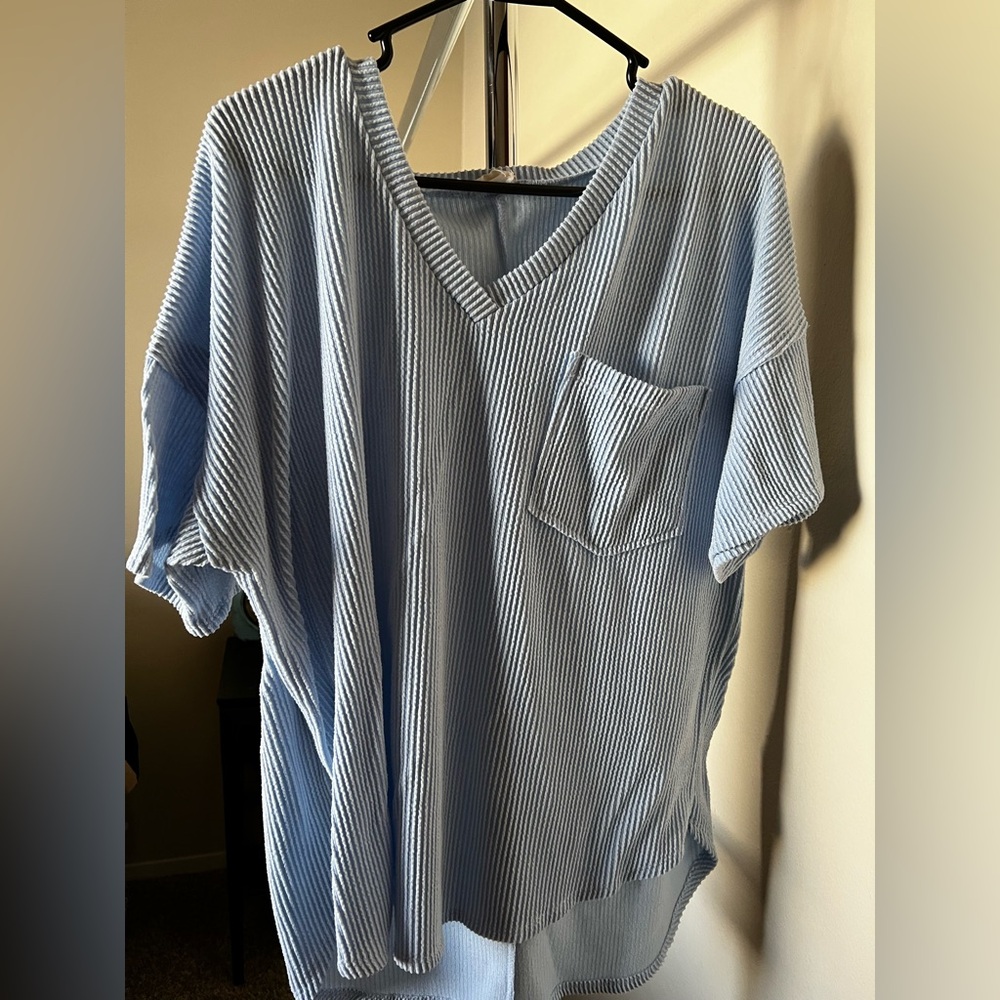 Altar’d State blue knit top